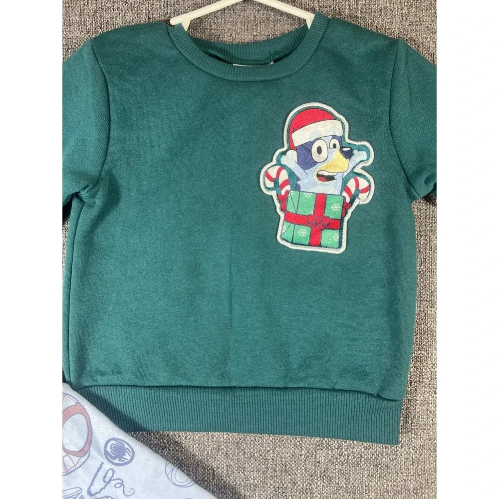 Spider-Man & Bluey Sweaters Baby Clothes 18 Months New with‎ Tags